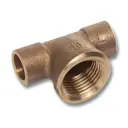 Тройник Sanha 1/2"x35x35 мм ВР-ВП-ВП бронза