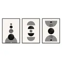 Набор постеров Дом корлеоне Абстракция №352 70x50 см 3 шт