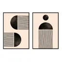 Набор постеров Дом корлеоне Абстракция №265 60x40 см 2 шт