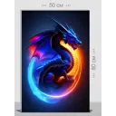 Картина на холсте First Class Images Дракон 102653 80x50 см