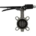 Затвор дисковый поворотный Dn.ru D050-13635 Ду100 Ру16 фланцевый нержавеющая сталь