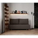 Раскладной диван Yorcom loft_23_NPB 190x80x100 см велюр цвет коричневый