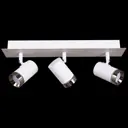 Спот поворотный светодиодный Reluce 84281-9.5-003rt led3*5w wt+sn 1.25 м² нейтральный белый свет цвет белый