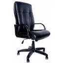 Офисное кресло Евростиль Даллас PL 70x120x70 см кожа цвет черный