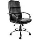 Офисное кресло Евростиль Зенит CH 70x112x70 см искусственная кожа цвет черный