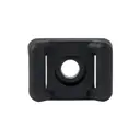 Площадка под хомуты EKF PROxima 22x16 мм с монтажным отверстием М4 цвет черный 100 шт.