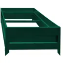 Грядка садовая оцинкованная Гласар 200x100x55 см 6005 зелёный