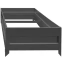 Грядка оцинкованная Upforming 200x100x55 см 7024 серый графит