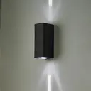 Настенный светильник светодиодный влагозащищенный Flylight Qj610cold холодный белый (голубой) свет цвет черный матовый