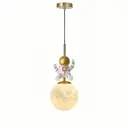 Светильник подвесной Flylight Pdl-astronaut-jel 1 лампы 8 м² цвет желтый