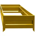 Грядка оцинкованная Upforming 200x100x45 см 0492 золото