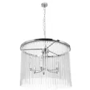 Люстра подвесная Mw 443011706 6 лампы 18 м² цвет серебро