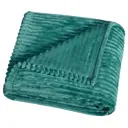 Плед Strips 150x200 см велсофт цвет изумрудный