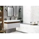 Керамическая плитка Alma ceramica TWU12LRT07Rekb 24.6x74см цвет белая