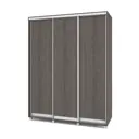 Шкаф-купе МФ Модерн Роланд 220x170x45 см 7 полок ЛДСП цвет анкор темный