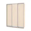 Шкаф-купе МФ Модерн Роланд 220x170x45 см 7 полок ЛДСП цвет дуб молочный