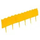 Бордюр для клумб Palisad 65070 310x14см цвет желтый