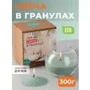 Свеча ароматическая насыпная Roscandles "Шар" цвет мятный