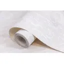 Обои флизелиновые Vilia Тулуза 1.06 м кофейные белые 1729-61