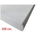 Столешница 100x60x2.6 см ЛДСП цвет белый в крапинку