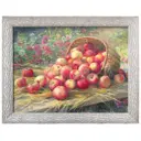 Репродукция картины Ф. Сычкова «Алма-атинские яблоки» 66x52см