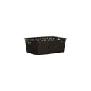 Корзина для ванной комнаты RATTAN коричневая 19.5x26x9см