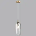 Светильник подвесной Lumion 6551/1b 1 лампы 2 м² цвет прозрачный