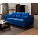 Раскладной диван Yorcom Пандора 220x80x100 см велюр цвет васильковый