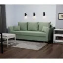 Раскладной диван Yorcom Мелодия 14_NPB 220x80x100 см велюр цвет фисташковый