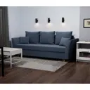 Раскладной диван Yorcom Мелодия 220x80x100 см велюр цвет серо-фиолетовый
