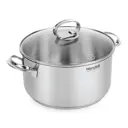 Кастрюля с крышкой 5.1 л Rondell Rds-1227 алюминий цвет стальной