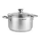 Кастрюля с крышкой 5.1 л Rondell Rds-1224 алюминий цвет серый металлик