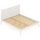 Кровать с реечным основанием Solarius Классика 150x190 см массив сосны цвет белый