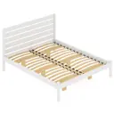 Кровать с ортопедическим основанием Solarius Классика 120x200 см массив сосны цвет белый