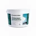 Пробковая штукатурка Isocork цвет натуральный 2 кг