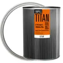 Грунт-эмаль по ржавчине Ореол Titan быстросохнущая цвет матовый белый 0.9 кг