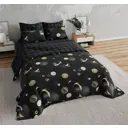 Комплект постельного белья Home mercury Сферитум 32003 семейный перкаль черный