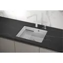 Врезная мойка Granula 5501 55x55x22 см кварц цвет белый