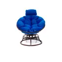 Кресло садовое M-group 12080210 Папасан пружинка мини 77 см x 29 см x 76 см искусственный ротанг коричневый