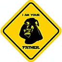 Постер House interio Дарт Вейдер 32x32 см