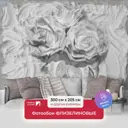 Фотообои флизелиновые Первое ателье 300x204 см Розы из гипса pw97367-3