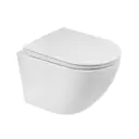 Унитаз подвесной Belbagno BB046CHR/BB902SC безободковый с сиденьем микролифт