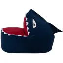 Пуфик Dreambag Акула полиэстер 60x60x95 см цвет синий
