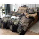 Комплект постельного белья Home mercury 30728 Кембрий 2 семейный поплин коричневый