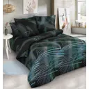 Комплект постельного белья Home mercury 31159 Галактика евро бязь черный