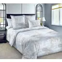 Комплект постельного белья Home mercury 30489 Сказка 2 2-спальный перкаль серый/голубой/белый