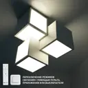 Люстра потолочная светодиодная Estares УУО00005139 Solarium 70w с пультом управления 18 м² регулируемый белый свет цвет белый