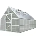 Теплица английская Ласар Челси 3x6x3 м Classic белый (RAL 9003)