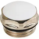 Заглушка для радиатора Rifar 1/2" латунь белая