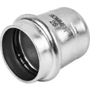 Заглушка Rommer 28 мм нержавеющая сталь